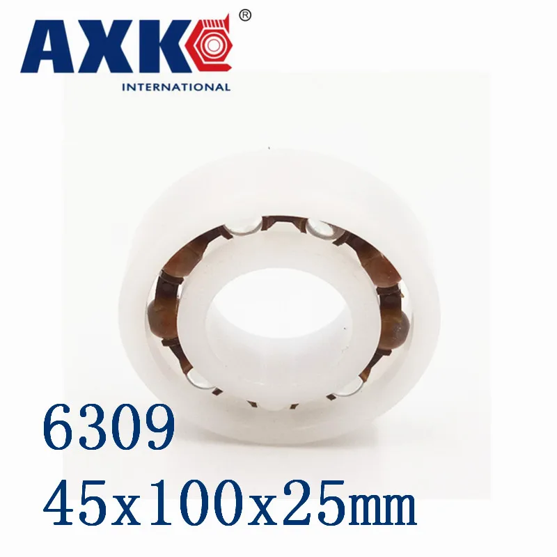 2023 New Sale Thrust Bearing Axk 6309 Pom (10pcs) Plastic Ball Bearings 45x100x25mm Glass Balls 45mm/100mm/25mm