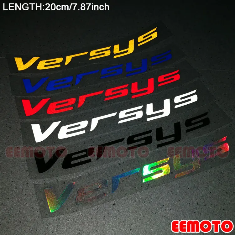 Motorcycle body Wheel Rims Fairing Helmet Tank Pad Label logo reflective Stickers Decals For  VERSYS X300 650 1000