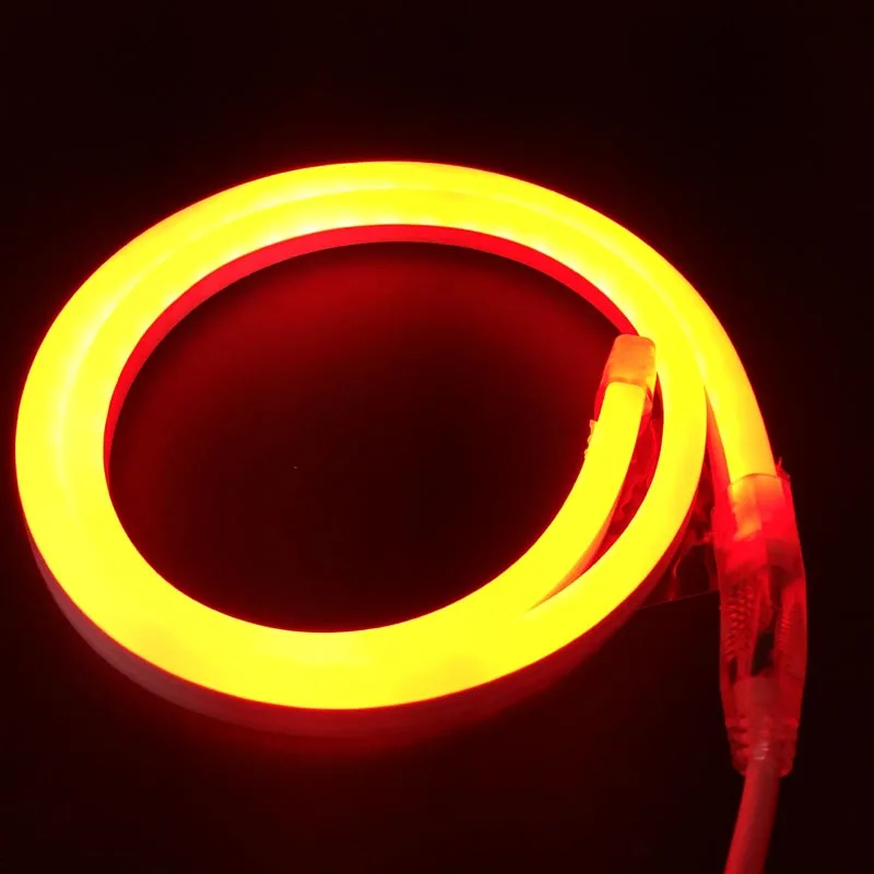 1-10m Outdoor&Indoor LED Lighting Flex LED Neon Light SMD 2835 120leds/m LED Neon Strip rope Light Waterproof 220V power plug