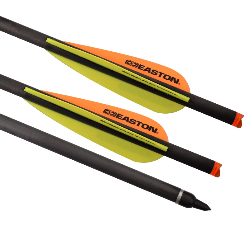 

New 20" Carbon Crossbow Bolts With Easton Vane Screw Field Point Archery Bow Outdoor Hunting Shooting SportFree Shipping