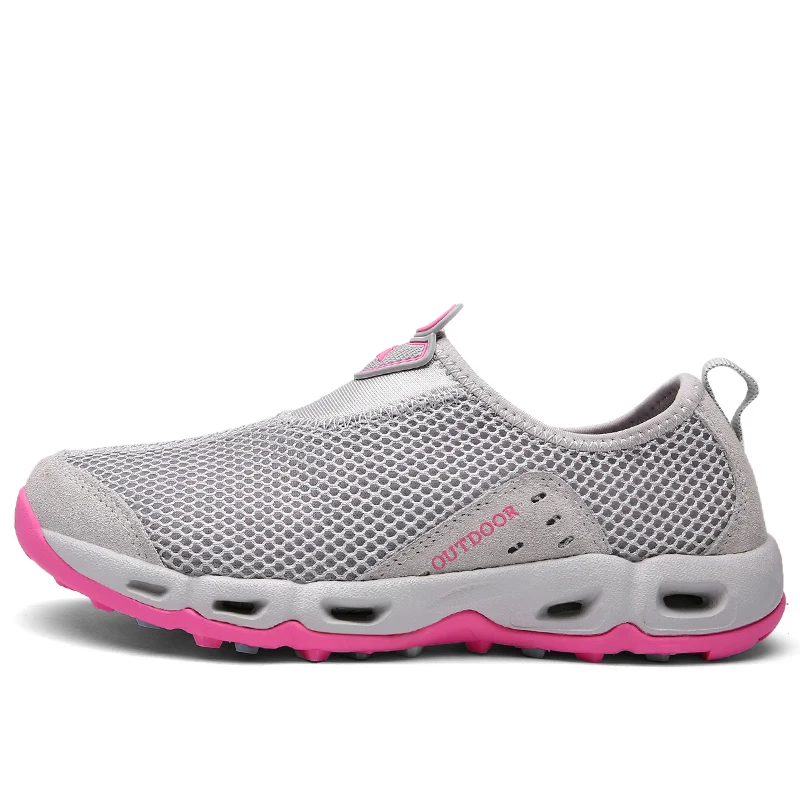 2026 Summer Classic Men Women Couple Sports Aqua Shoes Breathable Slip On Sneakers Comfortable Water Trekking Outdoor Footwear