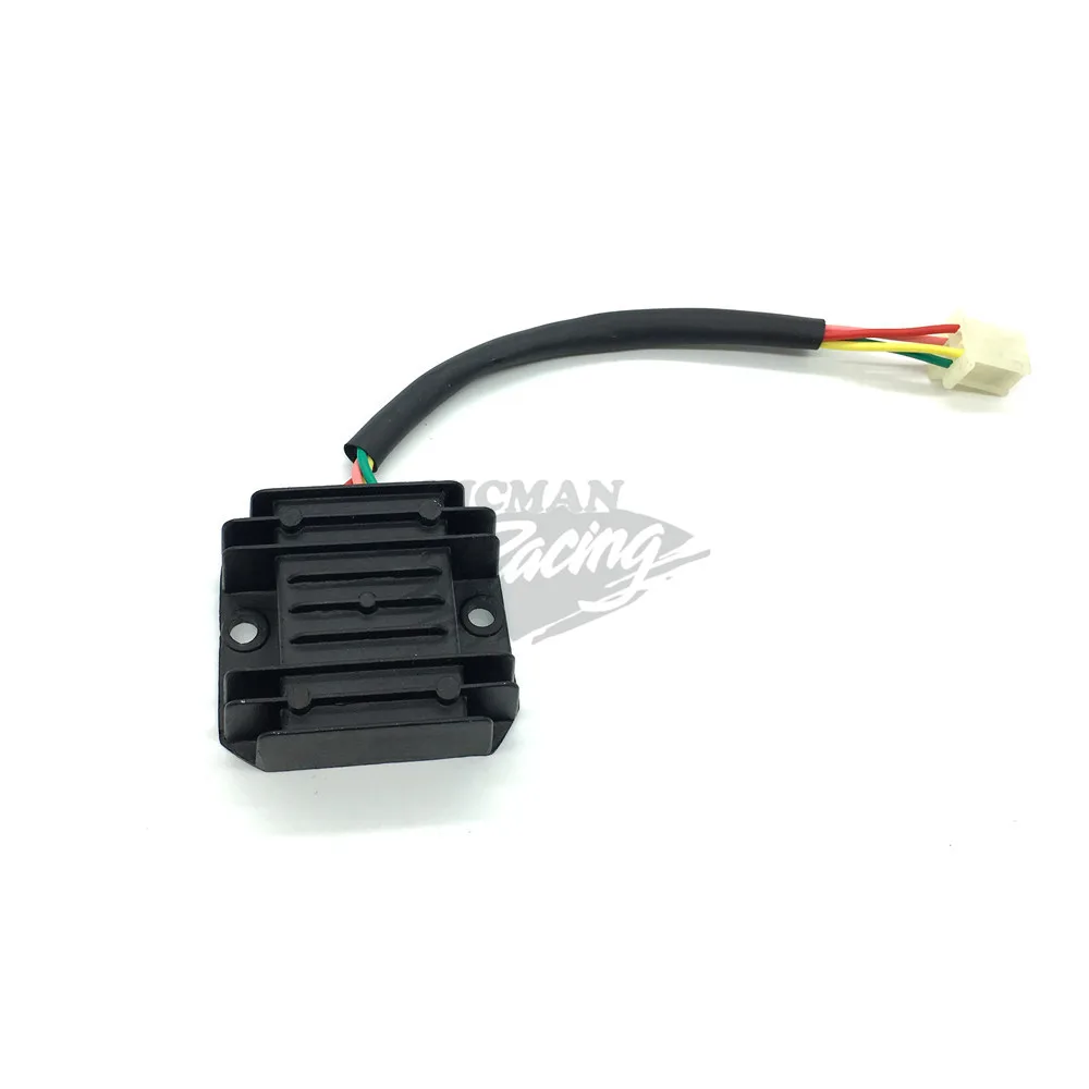 Motorcycle 4 Wires 4 Pins 12 Voltage Regulator Rectifier For 150-250CC Motorcycle Gy6 50 150cc Scooter Moped ATV Aluminium