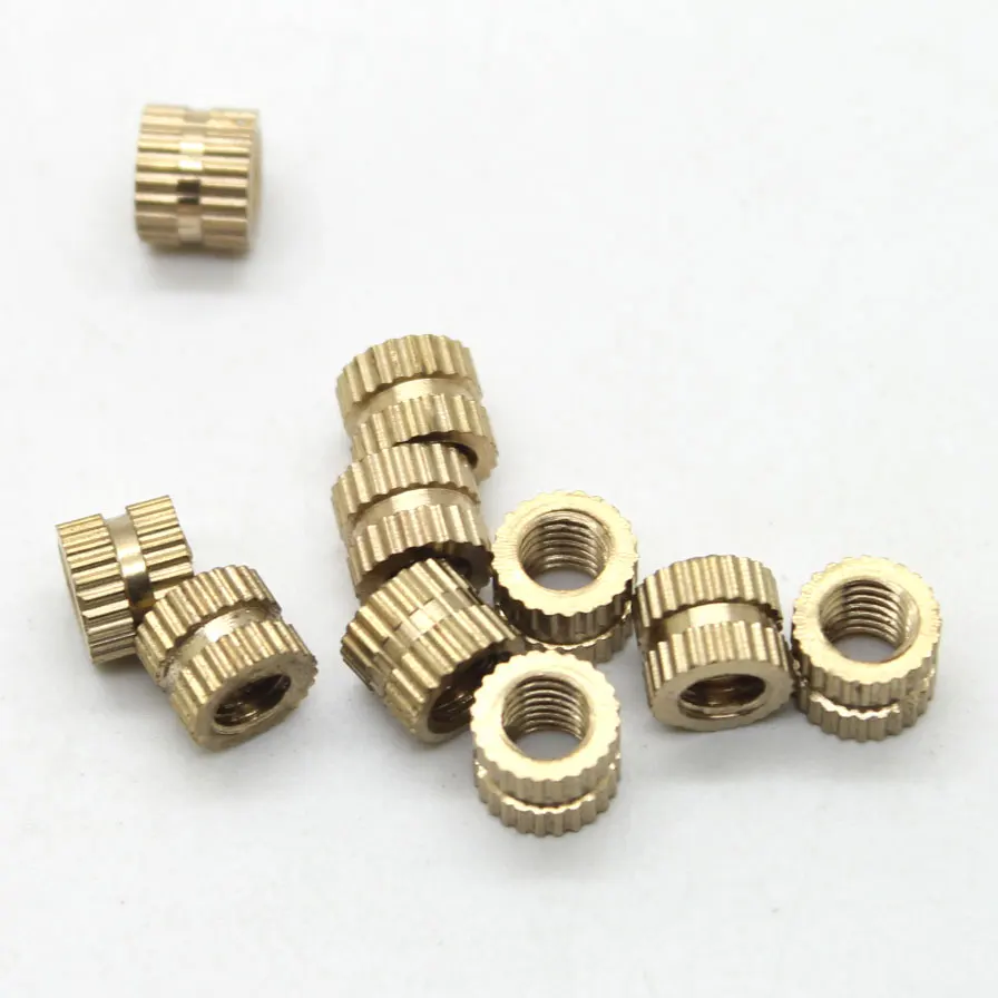 

100PCS/lot M4*5*8 MM Copper inserts Injection nut embedded parts copper knurl nut CPC48