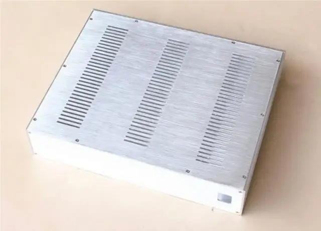 4810 prata chassi de alumínio completo amplificador caso pré-amplificador caixa dac