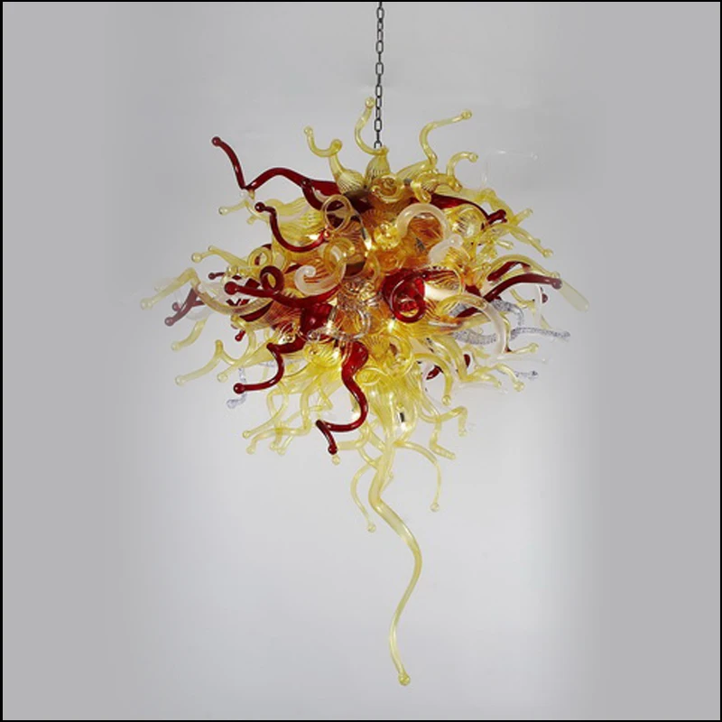 

Chihuly Style Hand Blown Murano Glass Hanging LED Art Chandelier Lightings