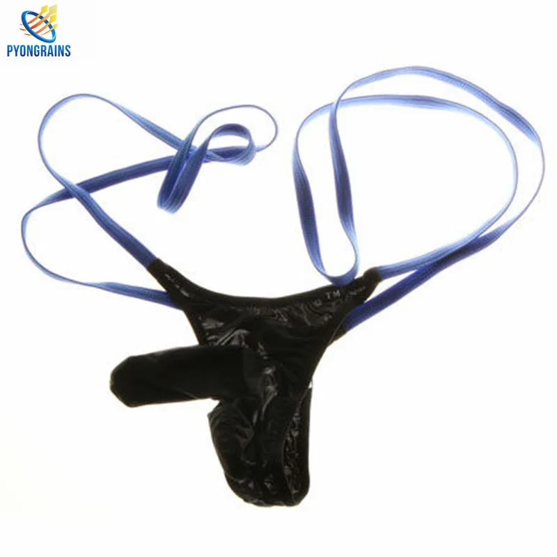 

2016 New Sexy Gay Jockstrap Thongs G Strings Popular Brand Gay Men Underwear Fashion Design Penis Pouch Bikini Men's Underpants