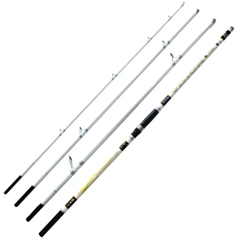 beach fishing rod SURf ROD only 4.2m/4.5m/5.4M 3/4 sections carbon surf casting fishing rod long-casting rod CW 100-200g