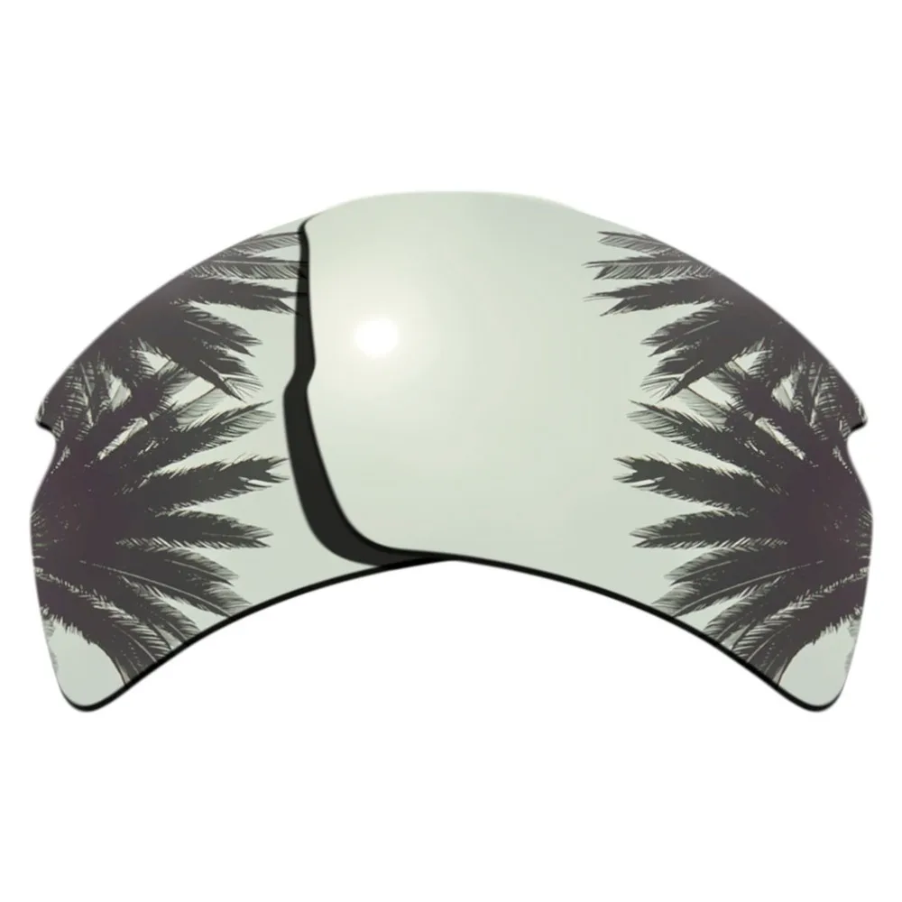 (Silver+Black+Orange Red Mirrored Coating) 3-Pairs Polarized Replacement Lenses for Flak 2.0 XL 100% UVA & UVB Protection
