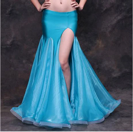 New belly dance costumes sexy senior ice silk belly dance skirt  for women belly dancing skirts free to make TH210B