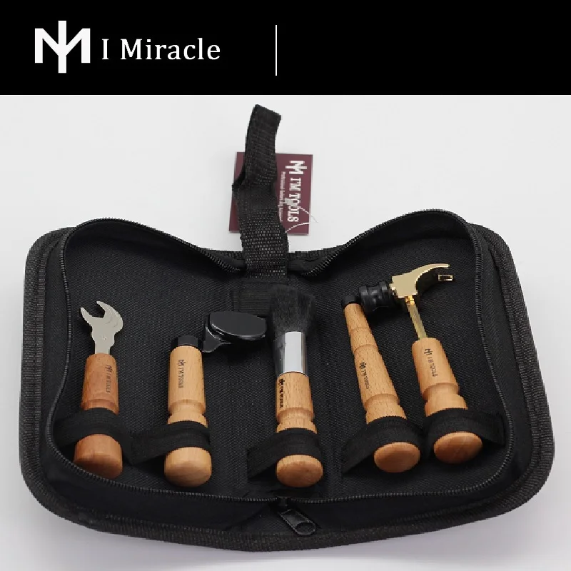 IM 5 Pieces Guitar Repairing Maintenance Kits Convenient Repair Tool Kits