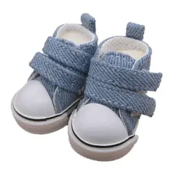 Tilda 5.5cm Canvas Sneakers for Dolls Toy Shoes Sports Accessories for 1/4 Scale Paola Reina Minifee Corolle Doll Toy Gift