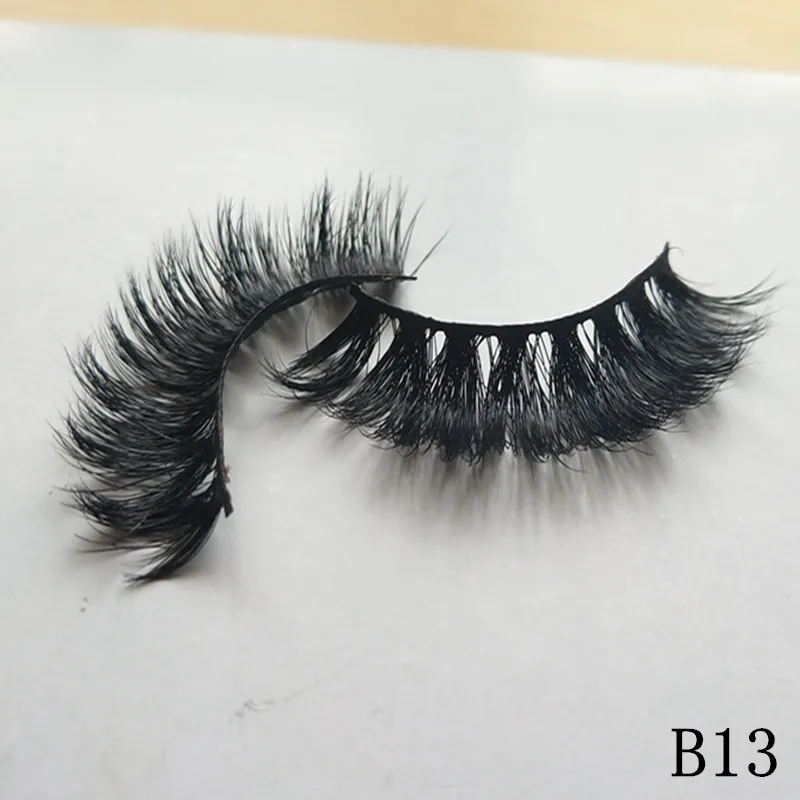 IN USA 100pair 3D Mink Lashes Handmade Individual Eyelashes Natural Long Mink False Eyelashes Extension Makeup Fake Lashes faux