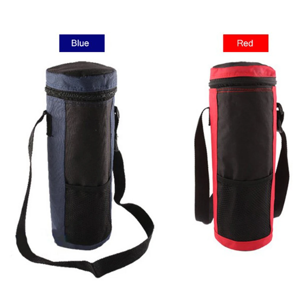 2L Waterproof Water Bottle Cooler Carry Bag Insulated Oxford for Outdoor Camping Hiking Picnic Water Drink Bottle Lunch Pouch