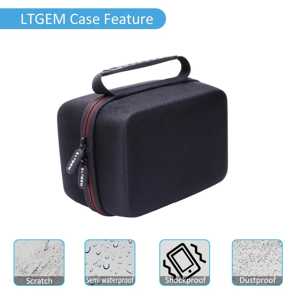 LTGEM EVA Hard Case for Omron Evolv Bluetooth Wireless Upper Arm Blood Pressure Monitor - Travel Protective Carrying Storage Bag