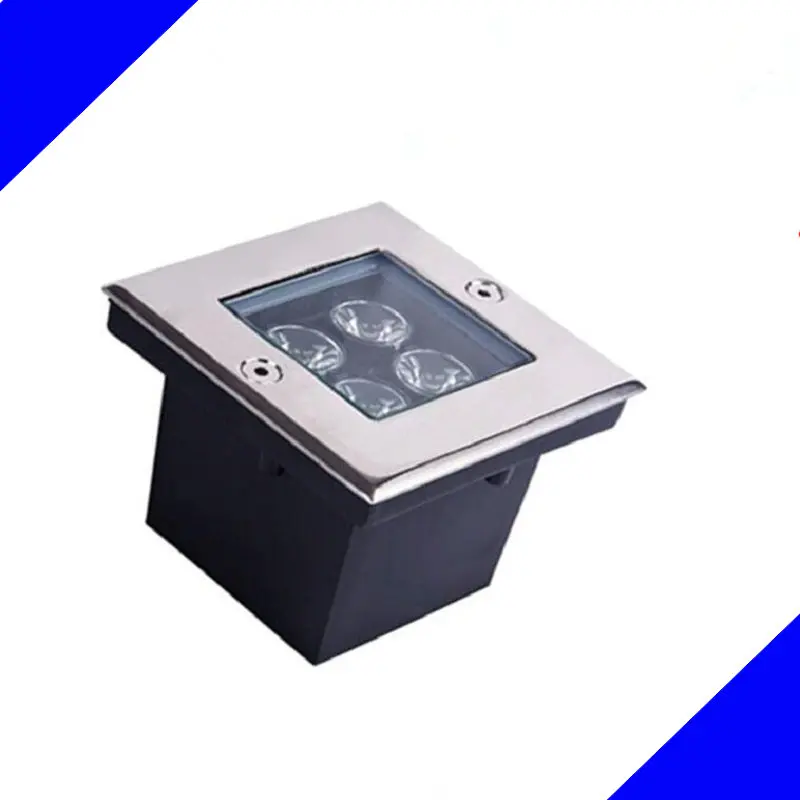 4W Square LED Underground Light  Bar/Stage/Garden Floor Outdoor Lighting