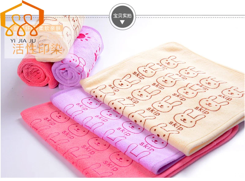 Hot!!!  New Arrival Comfortable Nano microfiber  Baby Face Towels Children Towels Cartoon Hair Towels  50x25cm