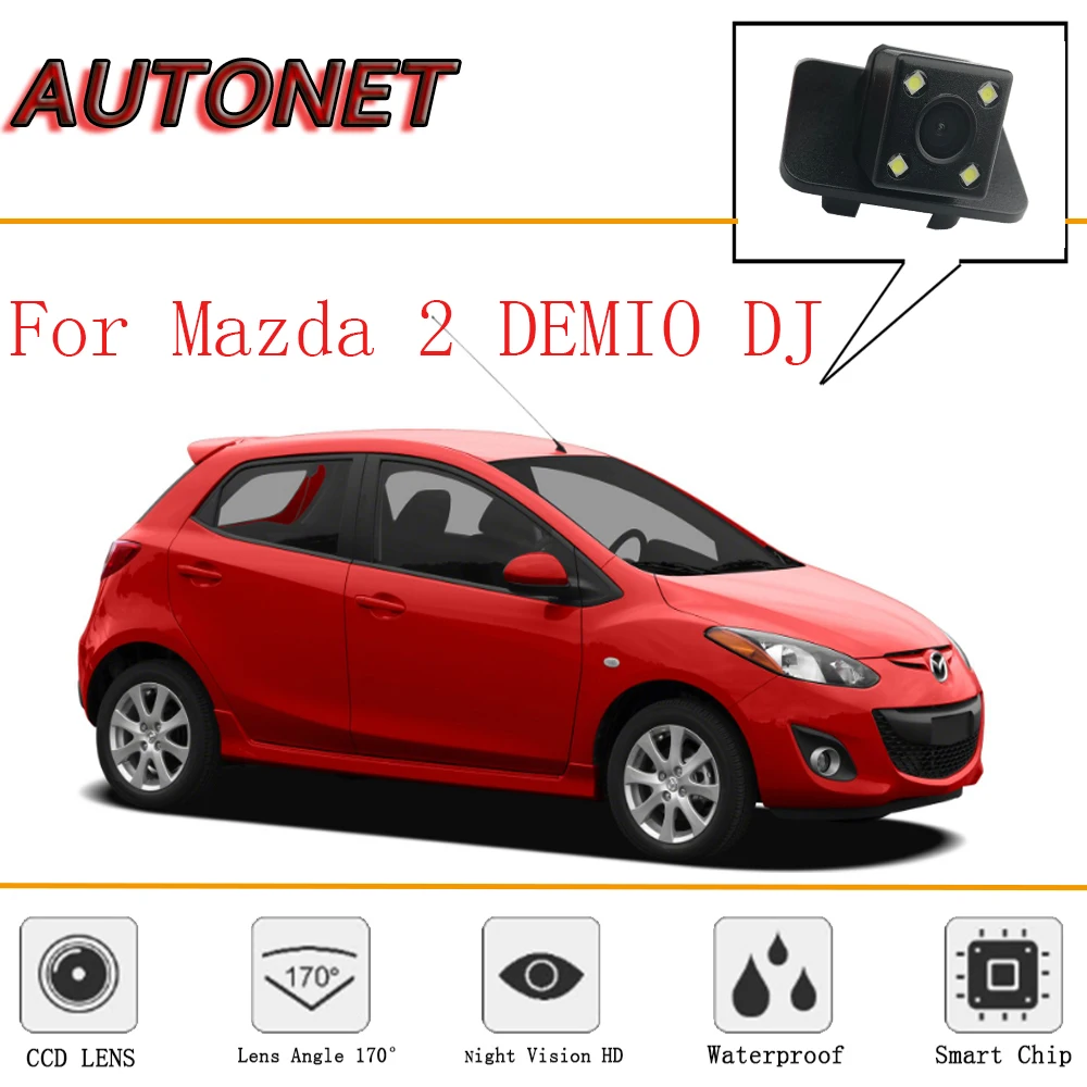 AUTONET Rear View camera For Mazda 2 DEMIO DJ 2014-2018/CCD/HD Night Vision Backup camera/license plate camera