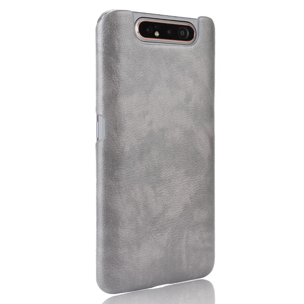 For Samsung Galaxy A80/A90 Case PU Leather Litchi pattern Skin Hard Bag Cover For Samsung Galaxy A80 A 80 SM-A805F/DS Phone Case