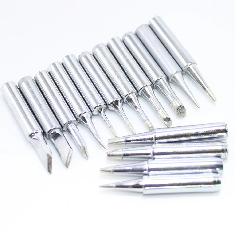 10Pc/lot Lead-free Replaceable 900M-T Soldering Iron Tips For Soldering Station