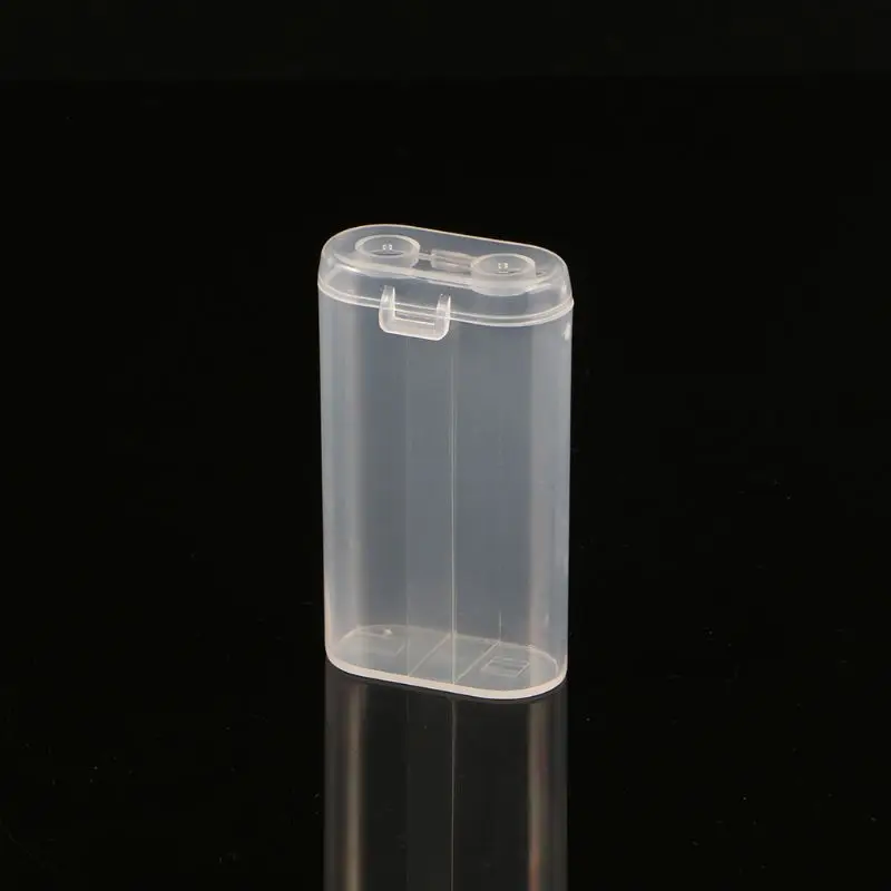 صندوق تخزين بطارية قابل لإعادة الشحن 2 × 18650 ، متين ، بلاستيك ، 5 قطعة ، 18650