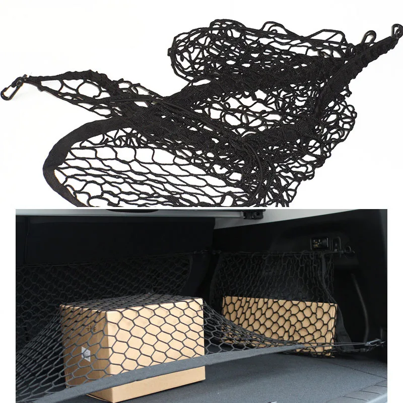 70x70cm Nylon Car Storage Net Mesh Hatchback Rear Luggage Cargo Trunk extra Storage Organizer Luggage SUV/RV Nets