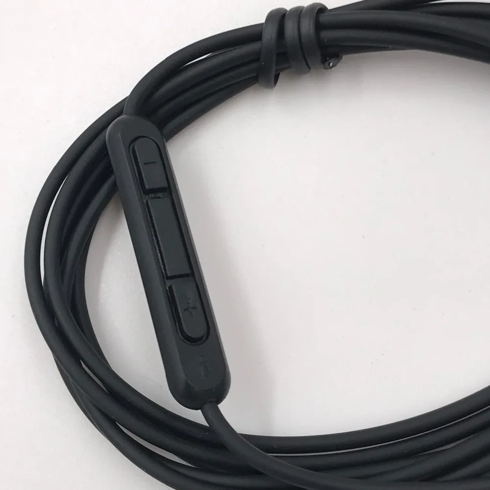 Universele 3.5mm Kabel Vergulde Connector Hoge Kwaliteit 1.5 meter Met Microfoon Volumeregeling Voor Meest Mobiles Hoofdtelefoon