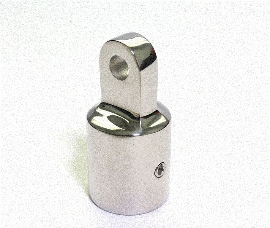 

Eye End Cap with Single Set Screw 19 20 22 25 30 32mm 316 Stainless Steel Bimini Top Hardware For Marine Boat Yacht ERT