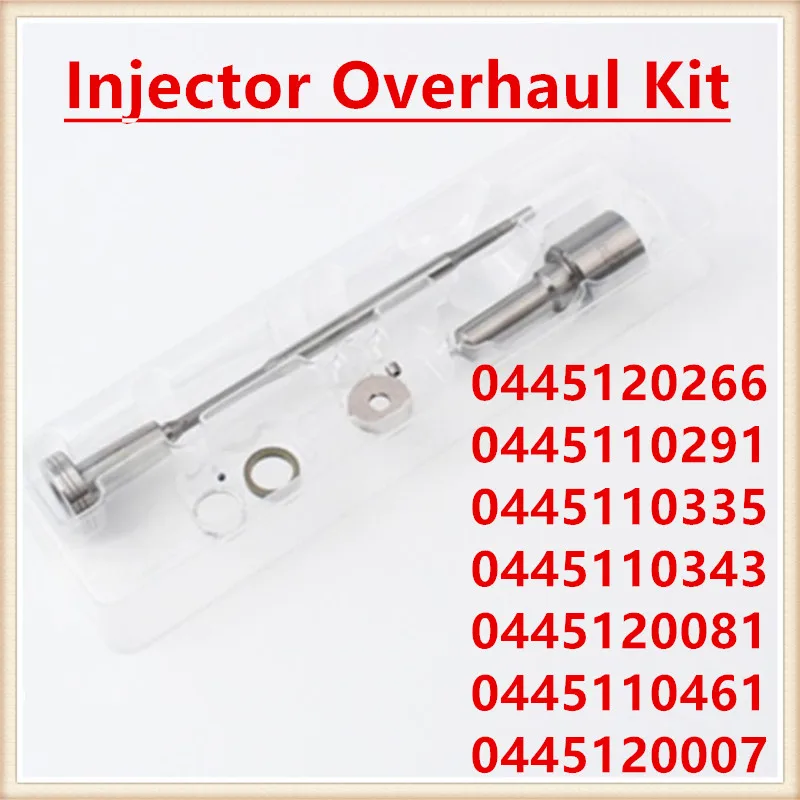 Diesel Injection Nozzle Kits Injector Repair Kits 0445120266 0445110291 0445110335 0445110343 0445120081 0445110461 0445120007