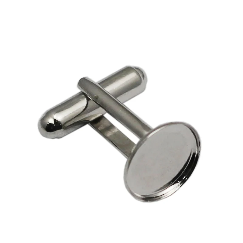 Beadsnice ID25014 neue 925 sterling silber manschettenknöpfe großhandel fabrik preis Französisch manschettenknopf sichert mit 18mm cuff link blanks