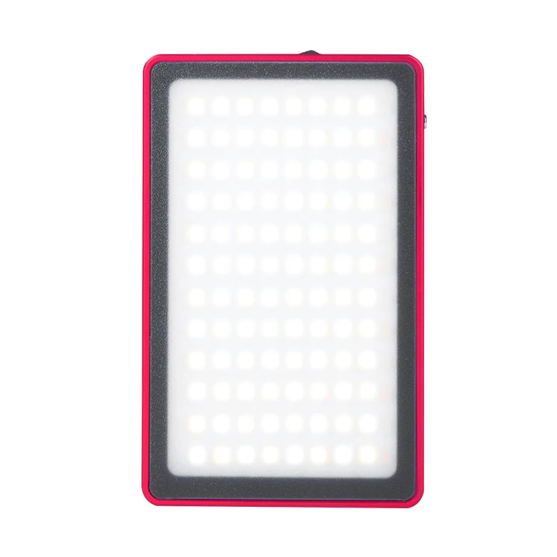 Mini luz LED para vídeo profesional, 3500K-5700K, Control de salida continua, Panel LED recargable en cámara para Nikon, Canon, DSLR