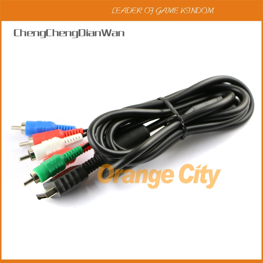 ChengChengDianWan 30PCS/LOT  AV Audio Video HDTV Cable Component Cord for Sony for PS2 for PS3