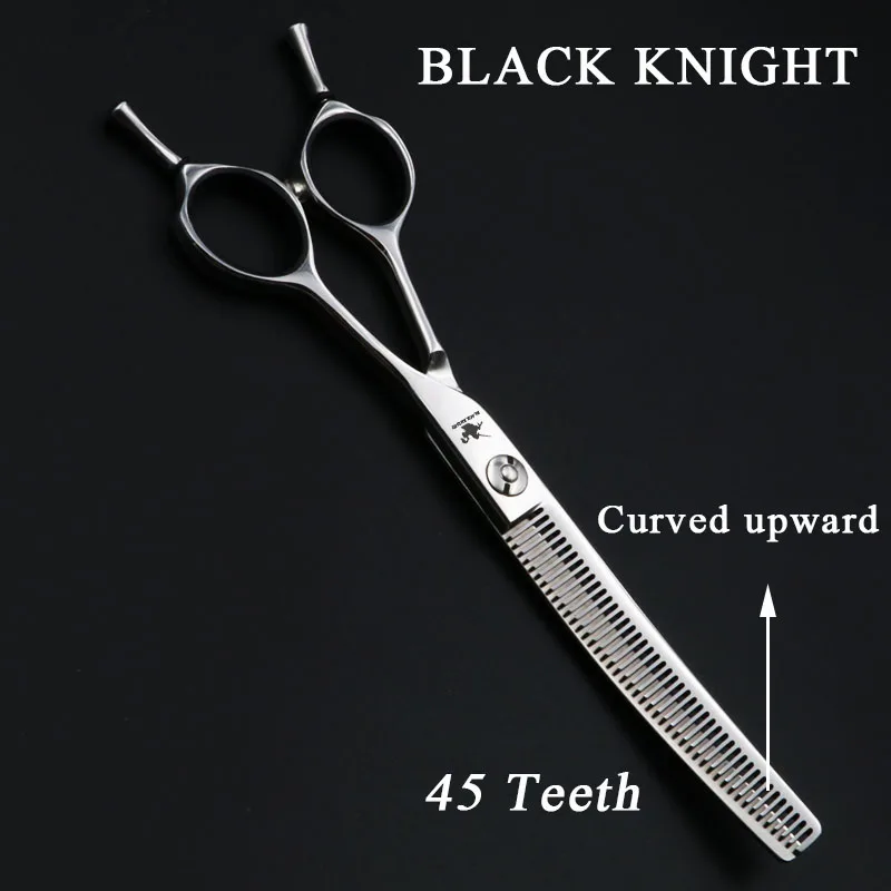 

6.5 inch Professional Pet Dog Grooming Scissors Curved upward Thinning Scissors Pet Shears 45 Teeth Excellent