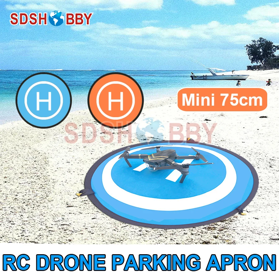 Mini Fast-fold Landing Pad D75cm Parking Apron for DJI FPV/Mavic AIR 2/Mini/Pro/Phantom 3/4 PRO + V2.0/ Inspire 1