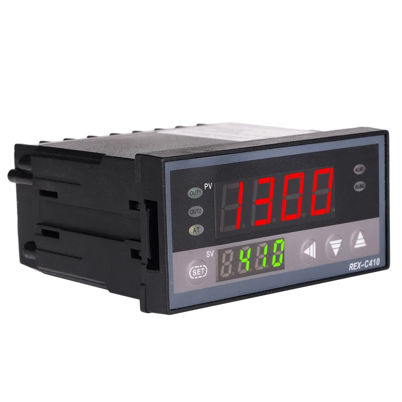 Digital PID Temp Controller REX-C410 48*96mm Horizontal, Input thermocouple K, Relay Output for heat