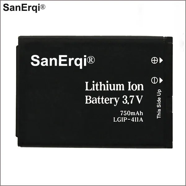 For LGIP-411A for LG KG200 KG278 KG289 KG770 KF518 KG270 CG180 CG810 KG288 KG375 750mah Battery