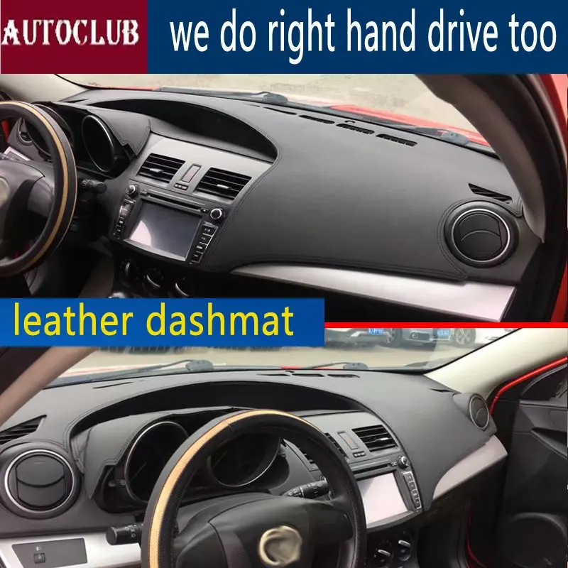 

Для Mazda3 Mazda 3 Axela BL 2009 2010 2011 2012 2013, кожаный коврик для приборной панели, коврик для приборной панели автомобиля, солнцезащитный козырек, аксессуары для ковров