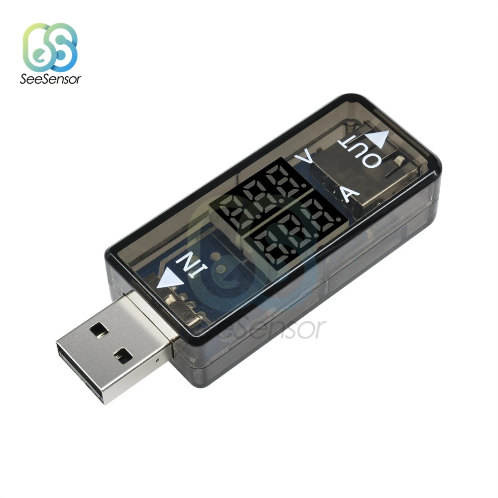 Rilevatore di carica di tensione di corrente USB potenza Mobile tensione di corrente voltmetro amperometro caricatore USB Tester doppio Display digitale