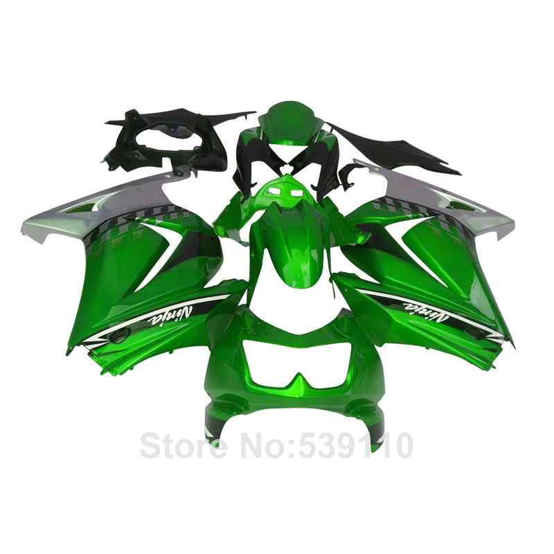 Fairing kit for Kawasaki ninja 250r  green 2008-2014 EX250 08 09 10 11 12 13 14 fairings set YK02