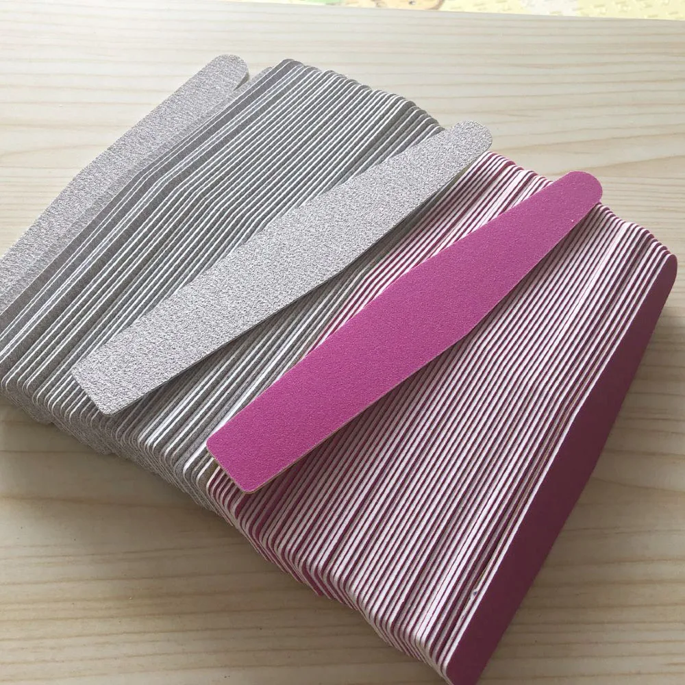 2 pcs metal base  with 100 pcs removalble pads durable nail file  replacement sandpaper pads diamond  shape nail file