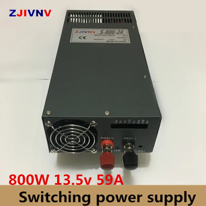 

800W Switching Power Supply 13.5V 59A ac-dc power supply housing voltage regulator 220V For CNC Machine DIY LED Lamp CCTV