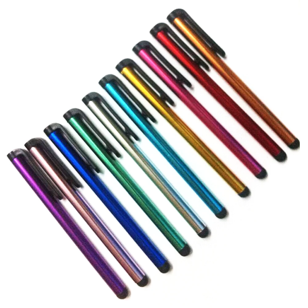 5pcs/lot Mini Metal Stylus Touch Pen for iPhone Samsung Huawei and Capacitive Screen Mobile Phone Pad Laptop