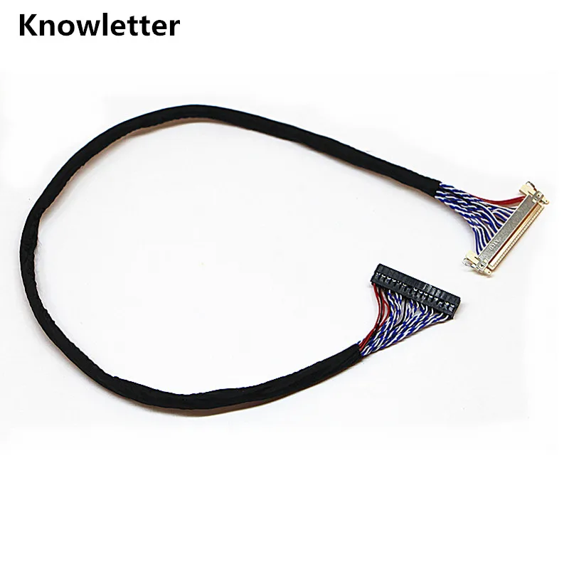 Linha geral do LCD com curvatura do cartão, cabo de LVDS, duplo 8 LVDS, 30 pinos, 40cm, 17-27 polegadas, 2 CH, 8 bocado