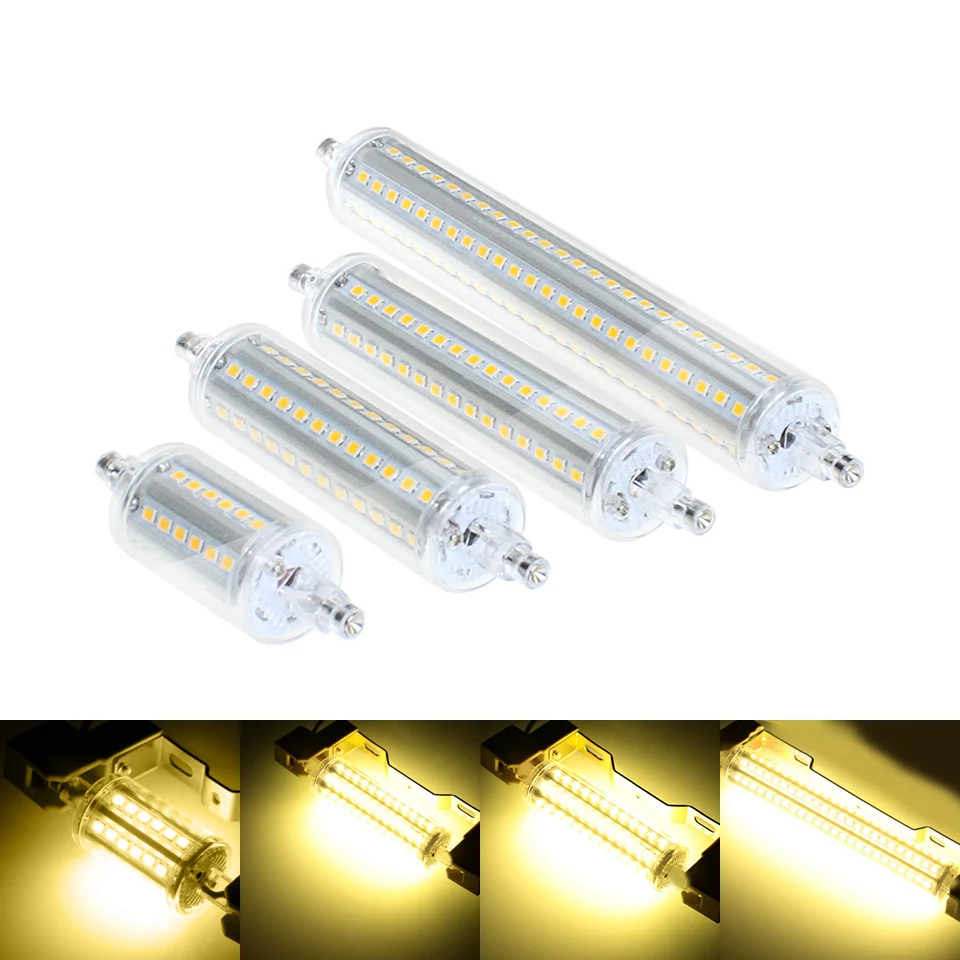 R7S Lampadas 78 118 135 189mm 85-265V SMD2835 bombillas led r7s LED Corn Bulbs 5w 8w 10w 13w Lantern Replace Halogen decoration