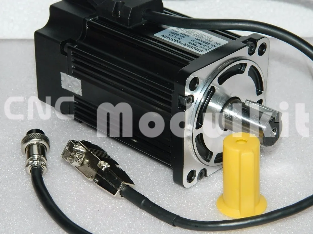 Original Shanghai Electric 750W Complete AC Servo System 80SM02430 AC Motor & KT270-H-20 ACServo Driver 3Kits 2.4Nm CNC Modulkit