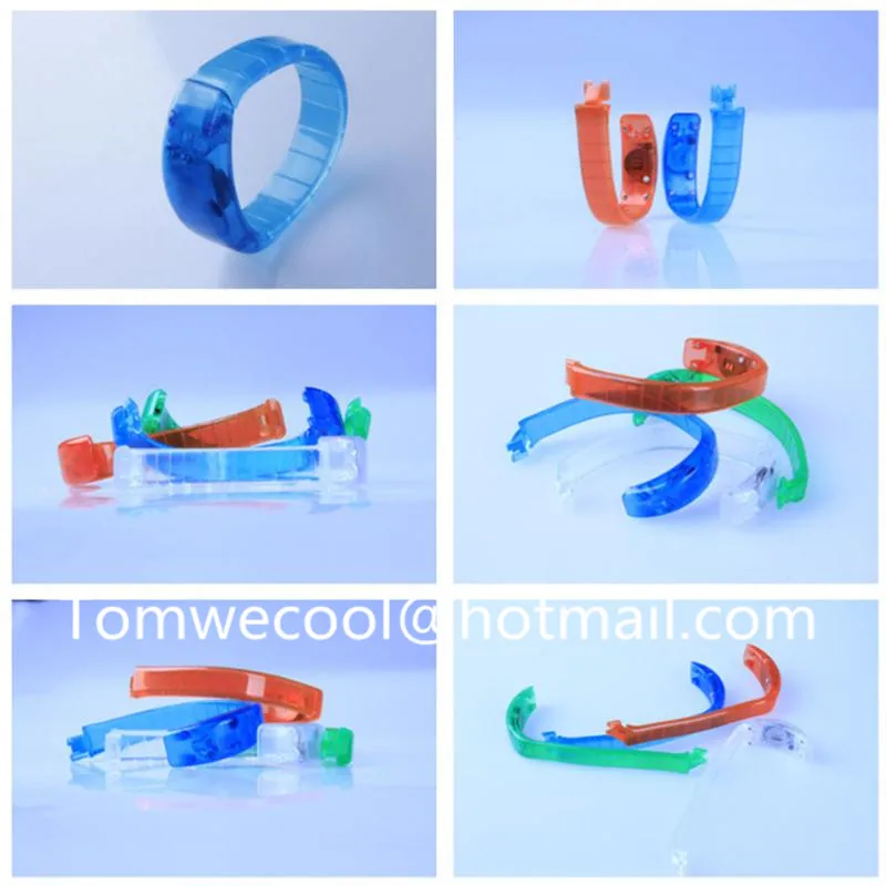 

7 шт./партия, светящиеся светодиодные браслеты на Рождество