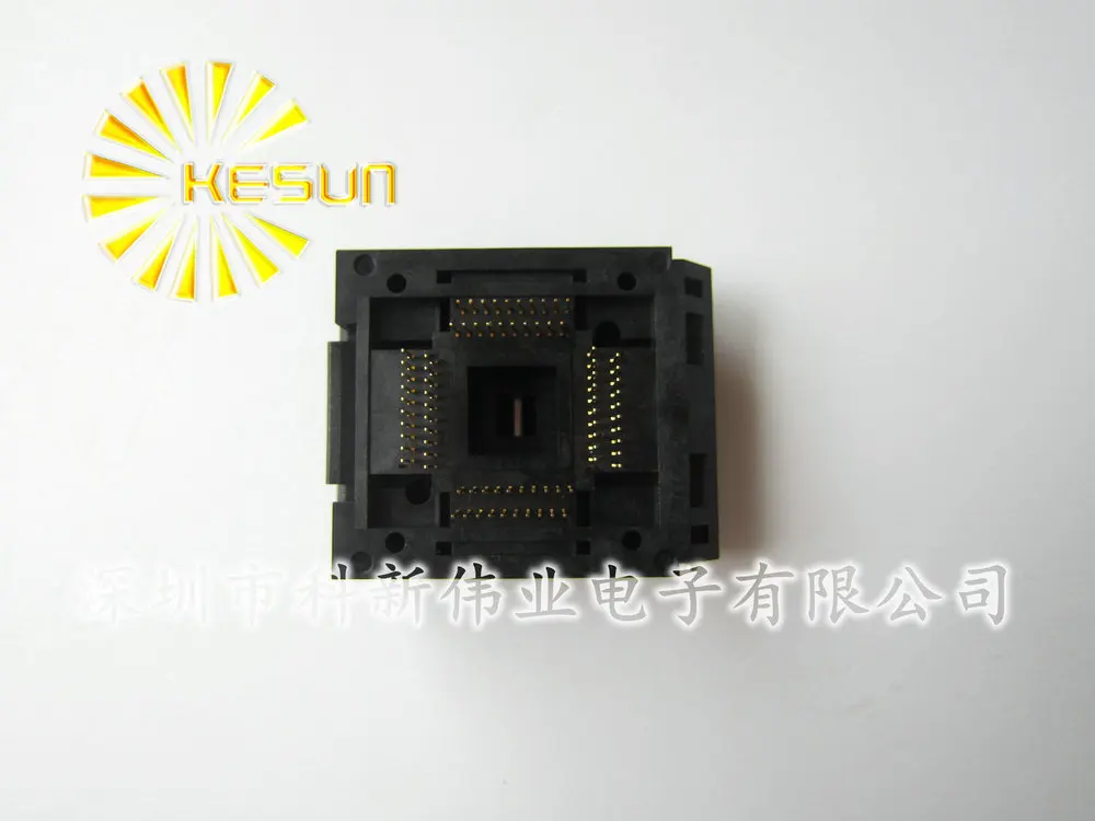 

100% NEW IC51-0804 TQFP80 QFP80 IC Test Socket / Programmer Adapter / Burn-in Socket (IC51-0804-711)