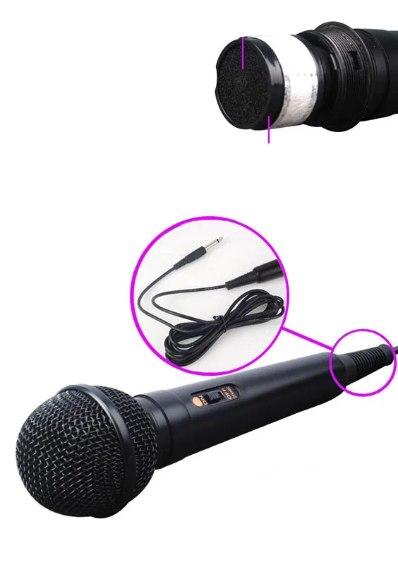 Karaoke có dây microphone home ktv sân khấu chuyên nghiệp karaoke trò chơi microphone