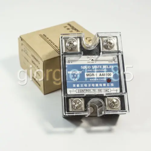 

5x Solid State Relay SSR AC-AC 100A 70-280VAC/24-480VAC