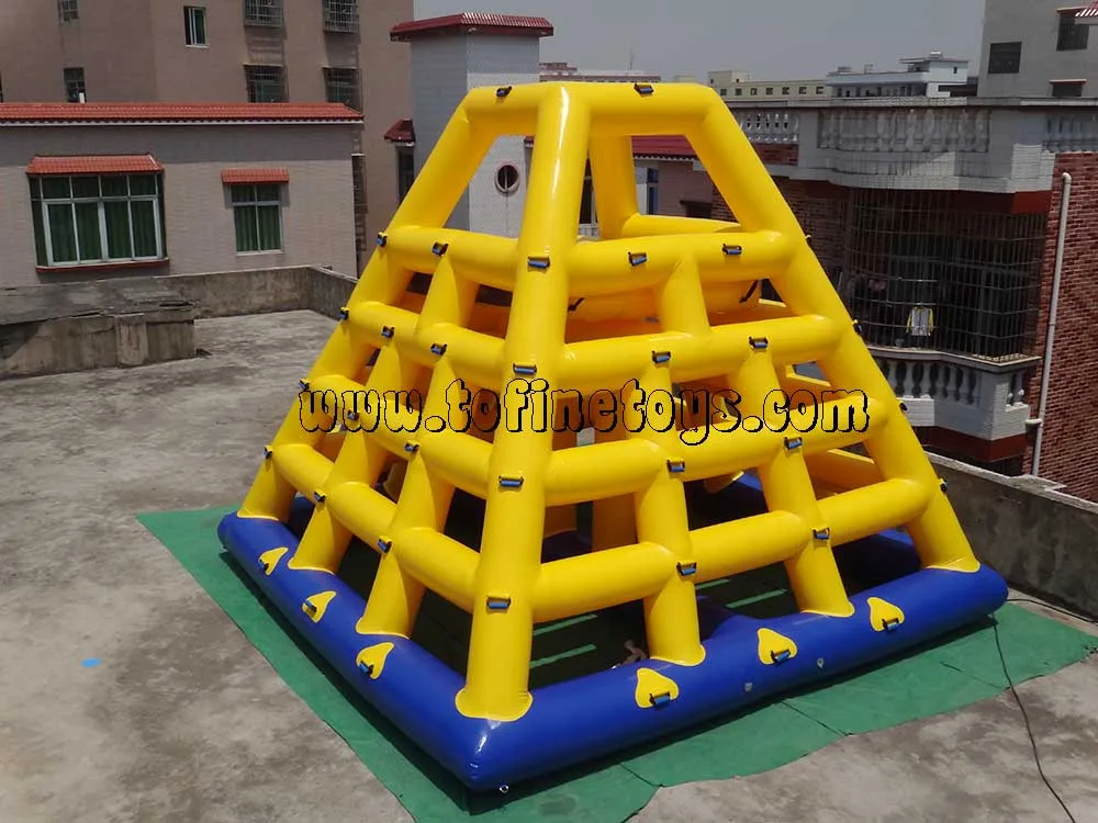 Jungle Joe Inflatable floating slide Climbing Water Tower