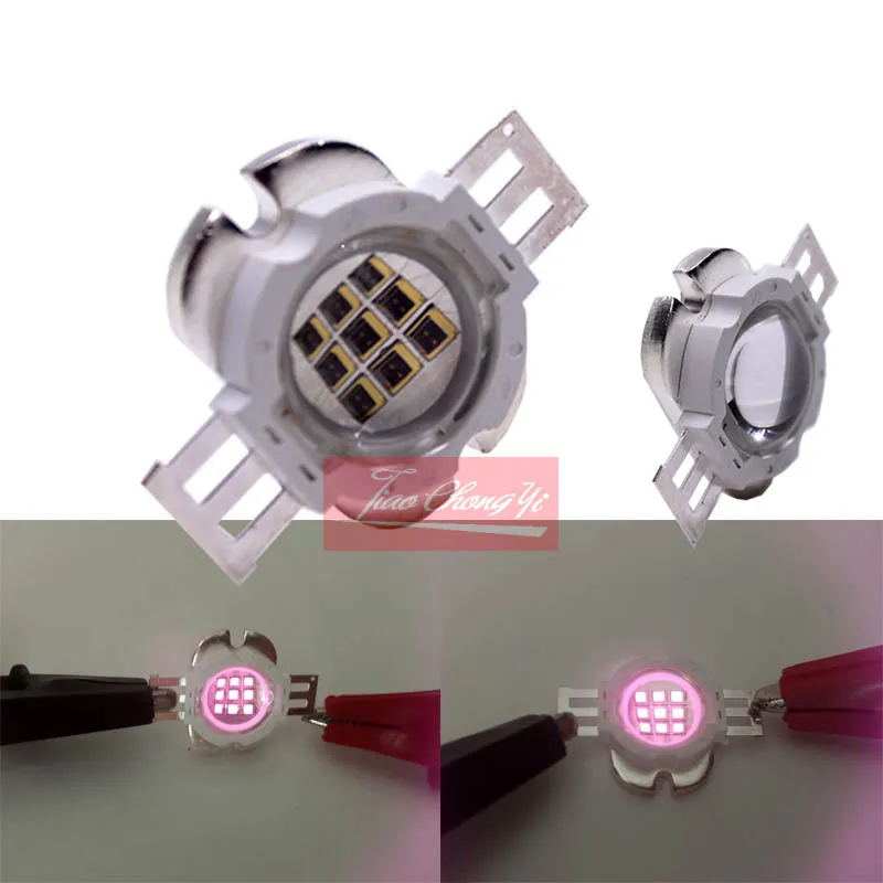 High Power LED IR Infrared 740nm 850nm 940nm 10W Emitter Light Lamp with 60-90 degree lens